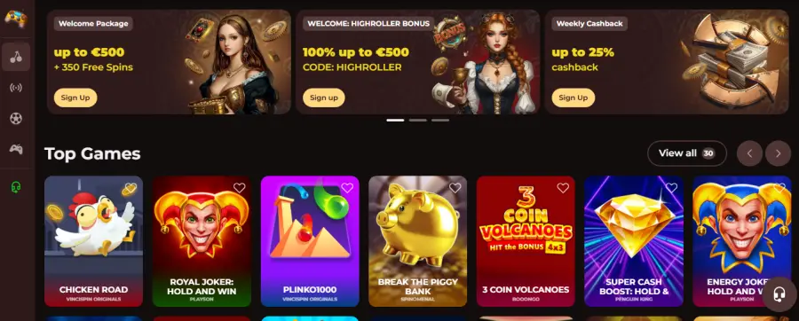 Vinci spin app
